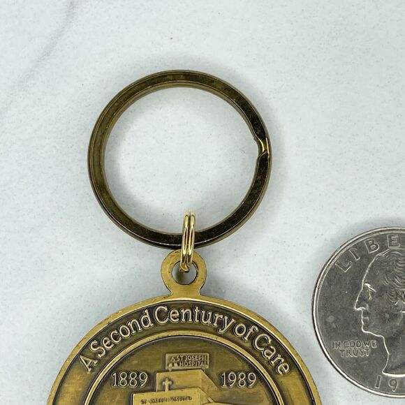 St. Joseph Hospital Second Century of Care Keychain Keyring - Picture 6 of 7